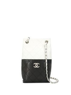 Chanel Pre-Owned стеганая сумка на плечо 2009-го года с логотипом СС