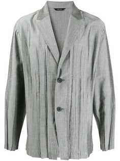 Issey Miyake Men pleated single-breasted blazer