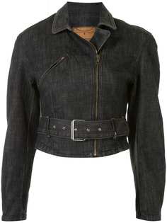 McQ Alexander McQueen джинсовая куртка с поясом