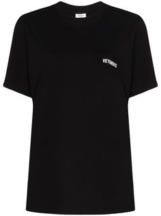 Vetements футболка оверсайз с логотипом