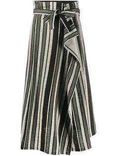 Max Mara юбка А-силуэта в полоску