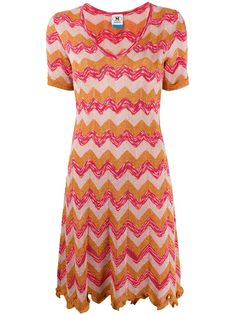 M Missoni платье мини с геометричным узором