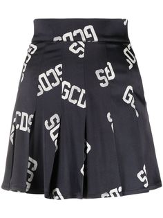 Gcds плиссированная юбка с логотипом