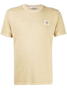 Stone Island футболка с нашивкой-логотипом