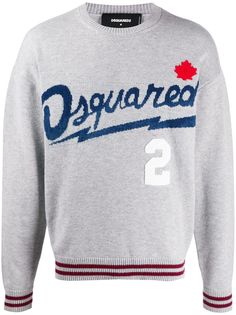 Dsquared2 свитер с жаккардовым логотипом