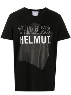 Helmut Lang футболка с логотипом