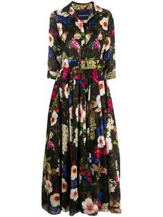 Samantha Sung платье с цветочным принтом и поясом