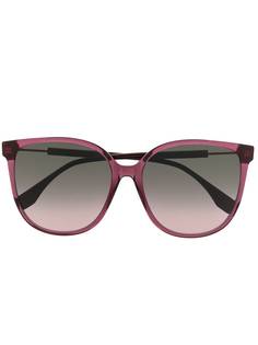 Fendi Eyewear солнцезащитные очки в овальной оправе