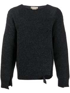 Marni distressed effect knitted jumper