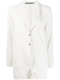 Transit single-breasted long-line blazer