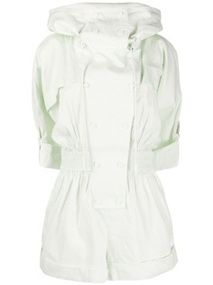 Zimmermann комбинезон с капюшоном и кулиской