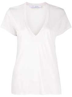 IRO V-neck longline T-shirt