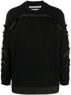 White Mountaineering tassel-detailed sweatshirt