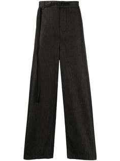 White Mountaineering wide-leg flared jeans