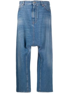 MM6 Maison Margiela прямые джинсы с низким шаговым швом