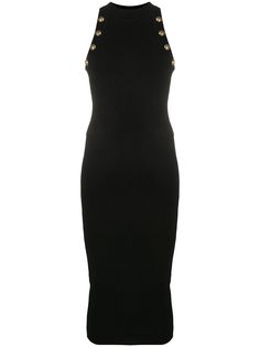 Balmain трикотажное платье миди