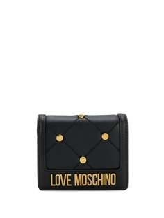 Love Moschino стеганый кошелек с заклепками