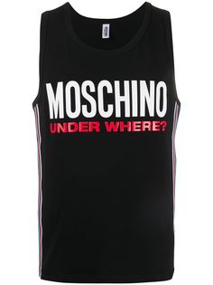 Moschino футболка без рукавов с логотипом