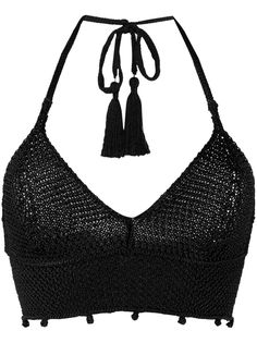Forte Forte halterneck knitted crop top