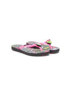 Havaianas сандалии с Т-образным ремешком и принтом