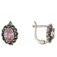 МАРКАЗИТ Серьги с марказитами и