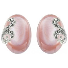 МАРКАЗИТ Серьги с перламутром и