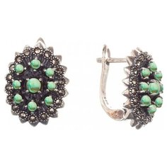 МАРКАЗИТ Серьги с перламутром и