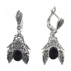 МАРКАЗИТ Серьги с марказитами и