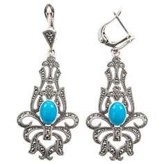 МАРКАЗИТ Серьги с марказитами и