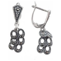 МАРКАЗИТ Серьги с марказитами