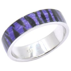 Silver WINGS Кольцо с эмалью из