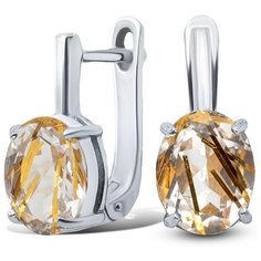 Silver WINGS Серьги с кварцами