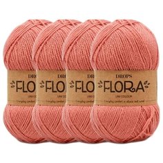 Пряжа DROPS Flora 65 % шерсть