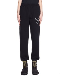 Черные хлопковые треники GMF Vetements