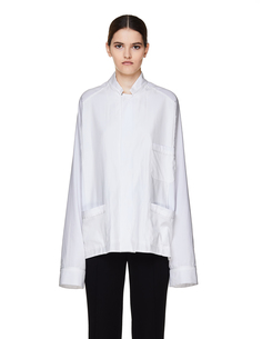 Белая хлопковая рубашка Haider Ackermann