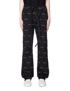 Черные брюки с логотипами Fear Of God