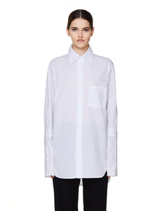 Белая рубашка из хлопка Yohji Yamamoto