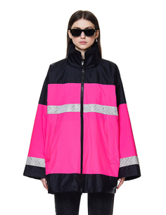 Розовая толстовка с рефлектив-деталями Vetements