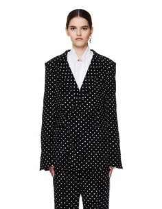 Черный жакет в горох Haider Ackermann