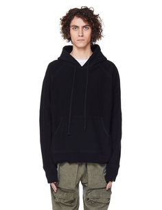 Черная хлопковая худи GL-20 Greg Lauren