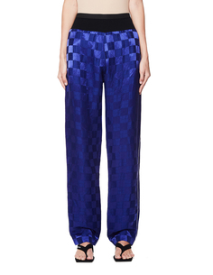 Фиолетовые брюки из жаккарда Haider Ackermann