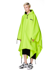 Неоново-желтое пончо-дождевик Vetements