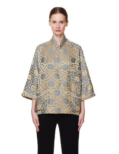 Рубашка из шелка и льна Haider Ackermann