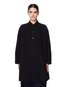 Черная блузка из хлопка Yohji Yamamoto