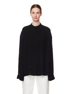 Черная рубашка со вставкой на спине Haider Ackermann