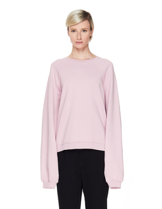 Розовый свитшот из хлопка Haider Ackermann