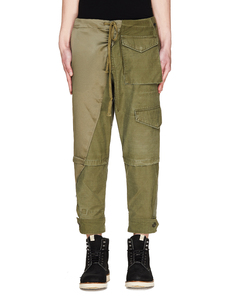 Комбинированные брюки Greg Lauren