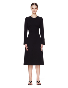 Черное платье с пришитыми рукавами Comme DES GarÇons