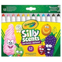 Crayola Фломастеры ароматизированные Silly Scents 12 шт. (58-8337)