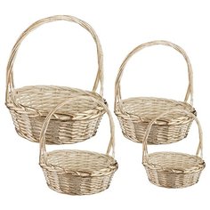 Lefard Набор из 4 корзин 177-110 бежевый